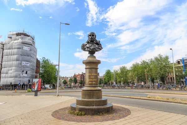 Ámsterdam, Países Bajos - 30 de junio de 2019: Busto del Príncipe Enrique de — Foto de Stock