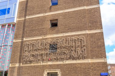 Rotterdam, Hollanda - 1 Temmuz 2019 Rotterdam Müzesi. Müze 