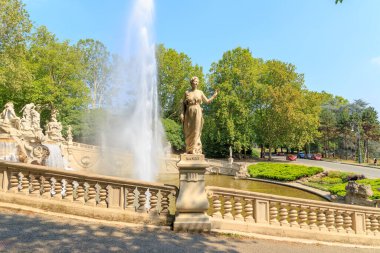 Torino, İtalya. Heykel - Mart. 