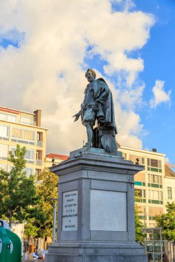 Antwerp, Belçika - 2 Temmuz 2019: Petro Paulo Rubens Anıtı