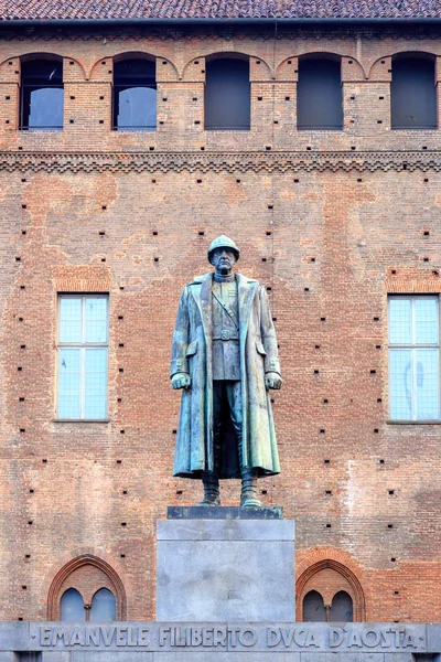 Turin, Italy - July 12, 2019: The monument is presented by the c — Stok fotoğraf