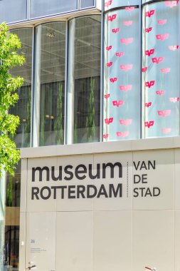 Rotterdam, Hollanda - 1 Temmuz 2019 Rotterdam Müzesi. Müze 