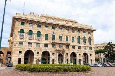 Cenova, İtalya - 11 Temmuz 2019: Palazzo Nafta. Tarihi anıt