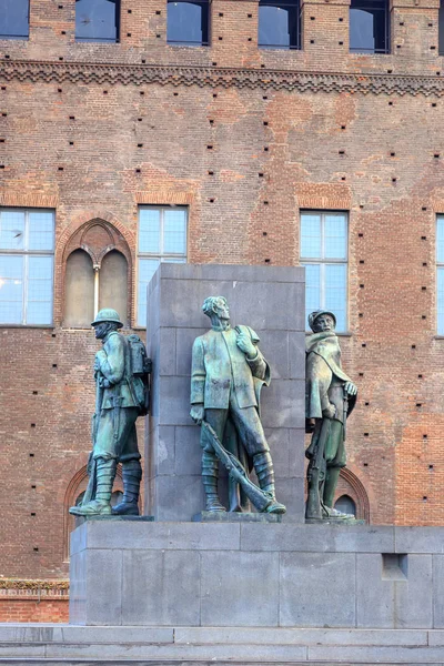 Turin, Italy - July 12, 2019: The monument is presented by the c — Stock Photo, Image