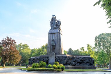 Torino, İtalya - 12 Temmuz 2019: Jandarma Anıtı. Bu bir... 