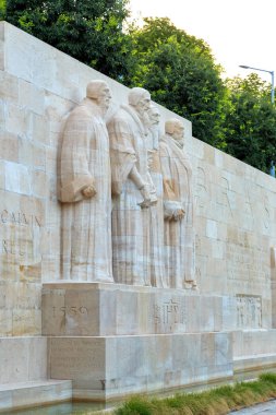 Cenevre, İsviçre - 13 Temmuz 2019: Uluslararası Anıt