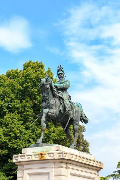 Verona, Italien. Denkmal Vittorio Emanuele Ii (Turin 1820 - Rom — Stockfoto