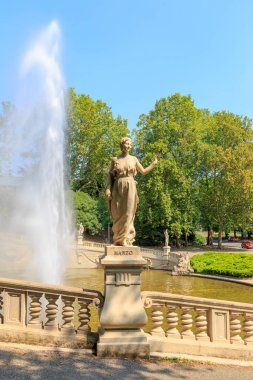 Torino, İtalya. Heykel - Mart. 