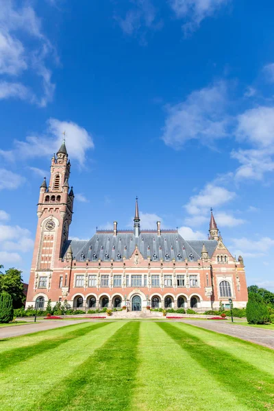 Niederlande Den Haag Juli 2019 Friedenspalast Vredespaleis — Stockfoto