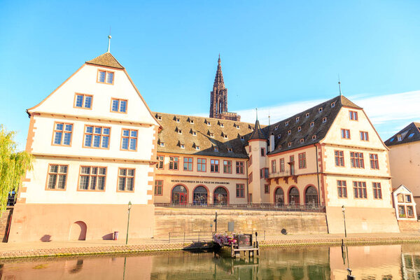 Strasbourg, France - July 5, 2019: Historical Museum of Strasbourg