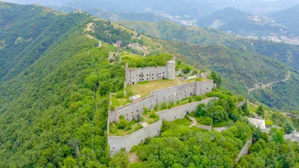 Genoa Italy Forte Sperone Key Point 19Th Century Genoese Fortifications — Stock Photo, Image