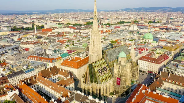 Viena Áustria Catedral Santo Estêvão Alemanha Stephansdom Catedral Católica Símbolo — Fotografia de Stock