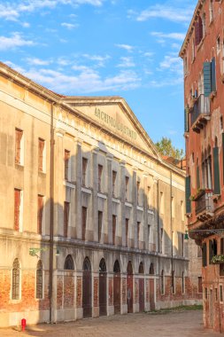 Venice, Italy - July 16, 2019: State Archive (Archivio di Stato - Venezia - Sede dei Frari)