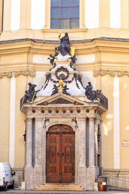 Vienna, Austria - July 20, 2019: St. Peter's Church (Katholische Kirche St. Peter) Catholic Church