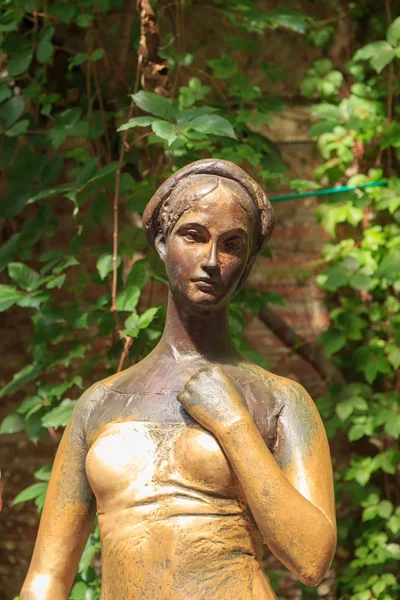 Verona Italy July 2019 Monument Juliet Courtyard House Juliet Casa — 图库照片