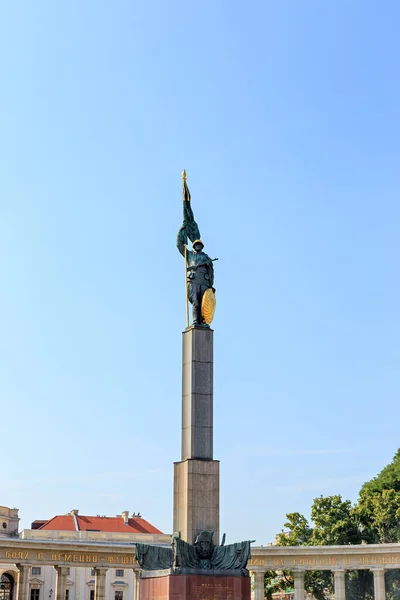 Viena Austria Julio 2019 Monumento Los Héroes Del Ejército Rojo — Foto de Stock