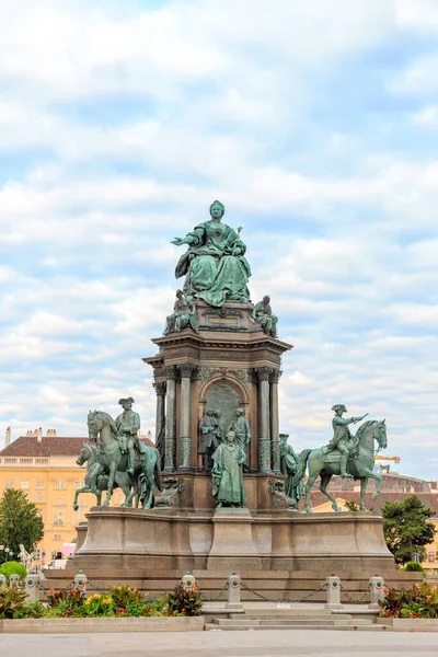 Viena Austria Monumento María Teresa Archiduque Austria Emperatriz Del Sacro — Foto de Stock