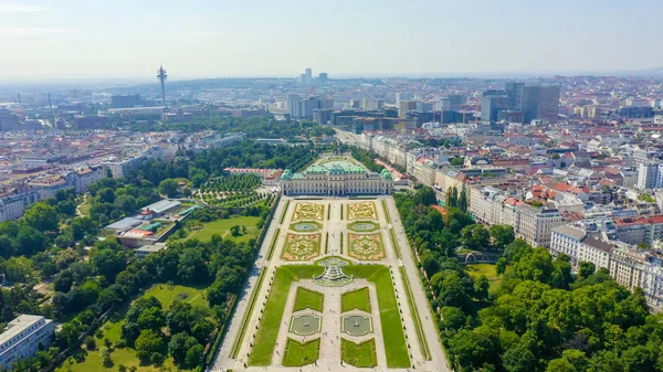 Vienna Austria Belvedere Complesso Palazzi Barocchi Vienna Costruito Lucas Von — Foto Stock