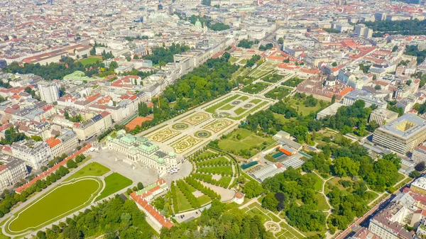 Vienna Austria Belvedere Complesso Palazzi Barocchi Vienna Costruito Lucas Von — Foto Stock