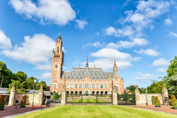 Niederlande Den Haag Juli 2019 Friedenspalast Vredespaleis — Stockfoto