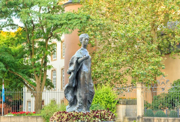 Luxemburg Luxemburg Iulie 2019 Monumentul Marii Ducese Charlotte — Fotografie, imagine de stoc