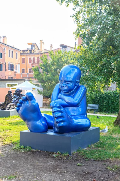 Venice Italy July 2019 Exposition Public Park Giardino Della Marinaressa — Stock Photo, Image