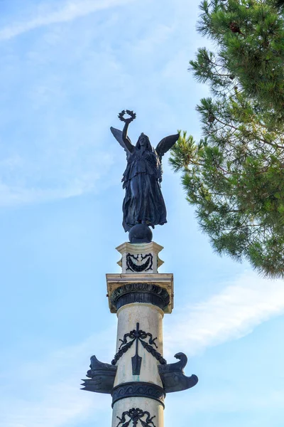 Veneza Itália Julho 2019 Maximiliano México Monumento Entrada Viale Trento — Fotografia de Stock
