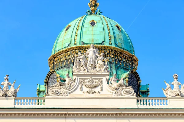 Viyana Avusturya Temmuz 2019 Hofburg Avusturya Habsburglarının Kış Konutu Michaelerplatz — Stok fotoğraf