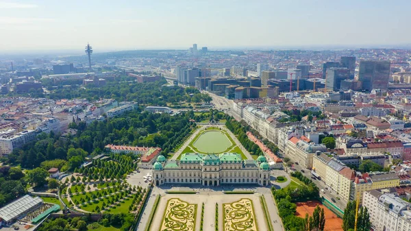 Bécs Ausztria Belvedere Egy Barokk Palota Komplexum Bécsben Század Elején — Stock Fotó