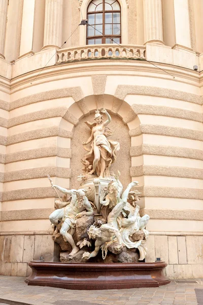 Viena Austria Poder Fuente Del Mar Escultor Rudolf Weyr 1847 — Foto de Stock