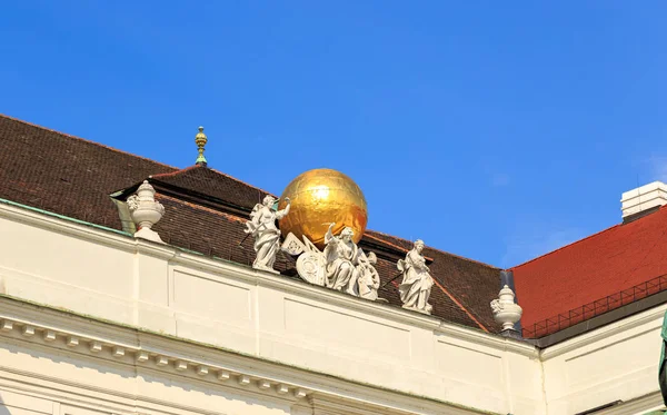 Vídeň Rakousko Národní Knihovna Rakouska Hofburg Barokní Palác Císařská Knihovna — Stock fotografie