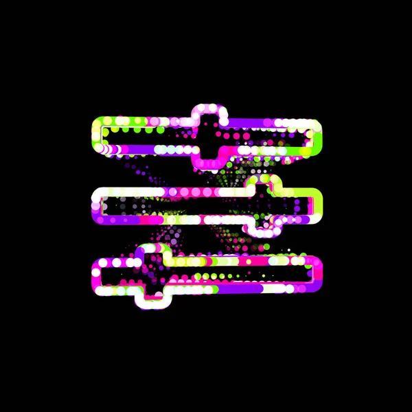 Posuvníky Symbolů Barevných Kruhů Pruhů Ufo Zelená Fialová Růžová — Stock fotografie