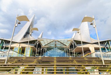 Antwerp, Belgium - July 2, 2019: Court of First Instance at Antwerp, Antwerp Division. Law Courts Building
