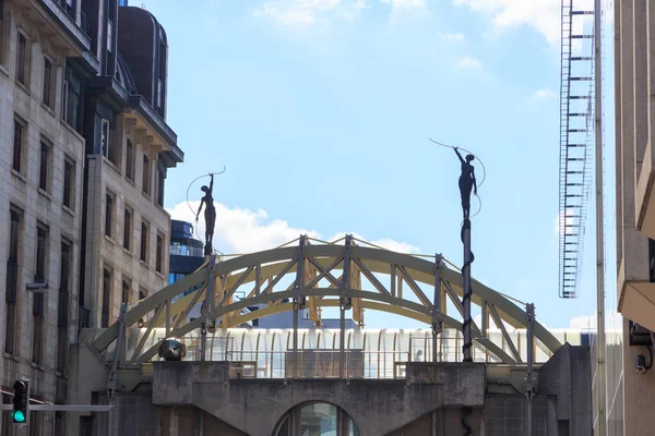 Брюссель Бельгия Июля 2019 Года Footbridge Cher Passerelle Sur Cher — стоковое фото