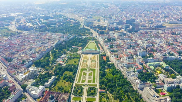 Vienna Austria Belvedere Complesso Palazzi Barocchi Vienna Costruito Lucas Von — Foto Stock