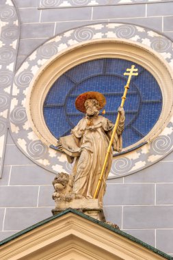 Viyana, Avusturya. Fransiskanerkirche ya da St. Jerome Kilisesi, nam-ı diğer Fransisken Kilisesi - Roma Katolik Kilisesi 'nin Viyana başpiskoposluğundaki bir kilise. 