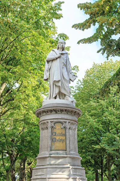 Amberes Bélgica Julio 2019 Estatua Quinten Massijs También Kwinten Quentin —  Fotos de Stock