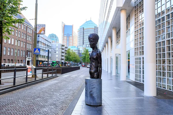 Netherlands Hague July 2019 Famous Modern Street Sculptures Gaga Street — Stock Photo, Image
