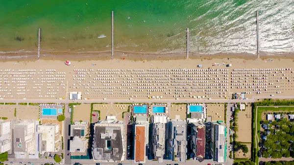 Italien Jesolo Lido Jesolo Oder Jesolo Lido Ist Der Strandbereich — Stockfoto