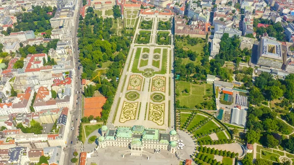 Wien Belvedere Ist Eine Barocke Schlossanlage Wien Erbaut Von Lucas — Stockfoto