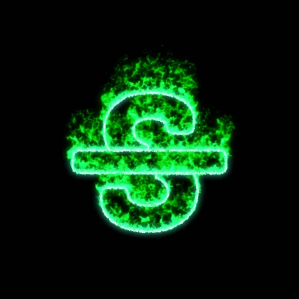 Символ Розпалюється Зеленому Вогні — стокове фото