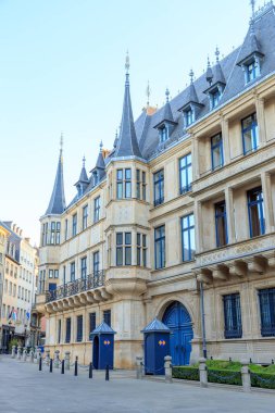 Luxembourg city, Luxembourg - July 4, 2019: Palace of the Grand Dukes