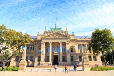 Strasbourg, Fransa - 5 Temmuz 2019: Yüksek Mahkeme - 