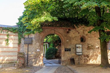 Verona, Italy - July 15, 2019: Tomb of Juliet (Tomba di Giulietta)