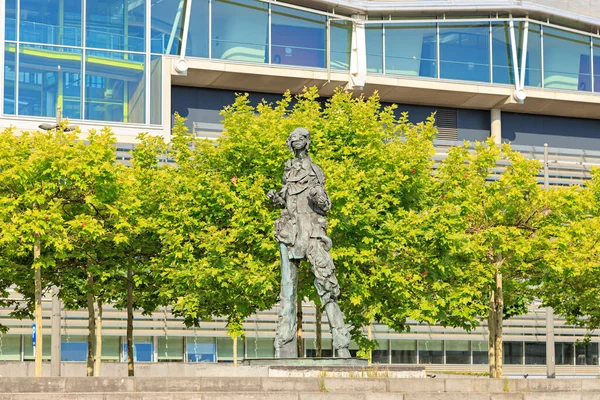 Antwerpen Belgien Juli 2019 Skulptur Der Gerechtigkeit Eingang Zum Hinteren — Stockfoto