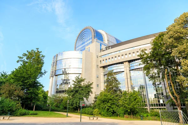 Brussels Belgium July 2019 Building Which Houses European Parliament — Stok fotoğraf