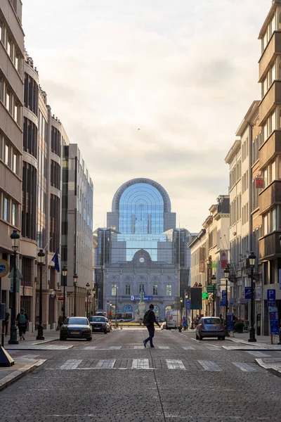 Brussels Belgium July 2019 View European Parliament Building Complex Rue — Stock Photo, Image