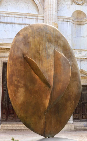 Верона Италия Июля 2019 Года Памятник Площади Сан Николо — стоковое фото