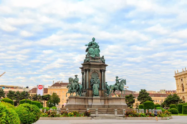 Vienna Austria July 2019 Theresa Monument Archduke Austria Empress Holy — Zdjęcie stockowe