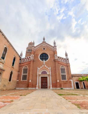 Venedik, İtalya. Madonna Dell 'Orto Kilisesi (Chiesa della Madonna dell' Orto). Katolik Kilisesi